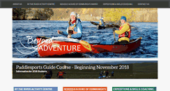 Desktop Screenshot of beyondadventure.co.uk