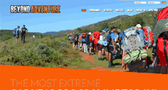 Desktop Screenshot of beyondadventure.co.za